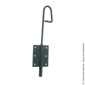 Verrou Baïonnette Acier Prépeint, H.500 X L.60 X P.20 Mm