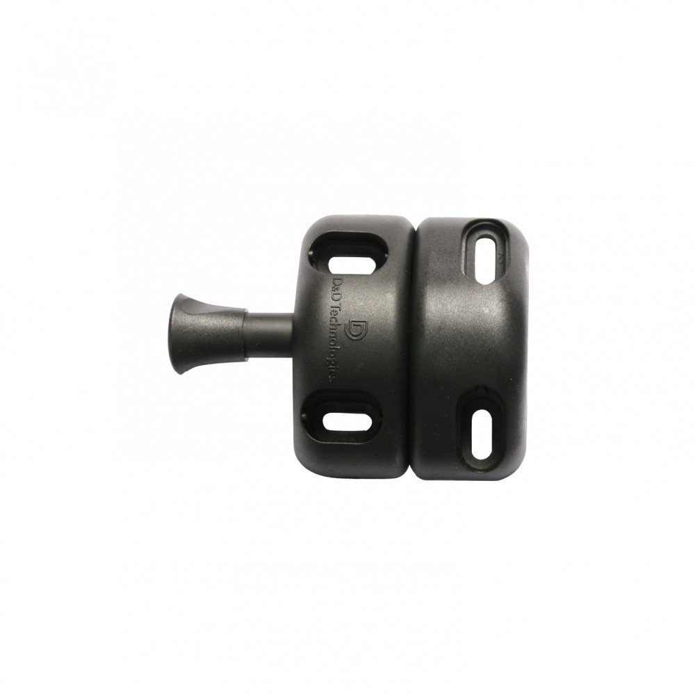 Verrou magnétique composite plastifié, H.70 x L.90 x P.30 mm