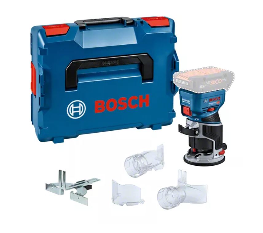 Affleureuse 18 V GKF 18V-8 Professional (sans batterie ni chargeur) + coffret L-BOXX BOSCH 06016C2001