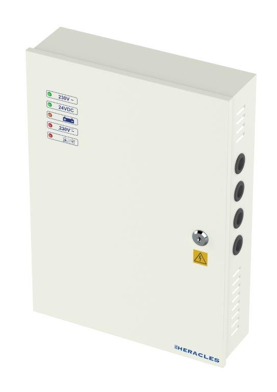 Alimentation secourue 24 V DC 5 A + relais défaut HERACLES PCA-ALIM2405S2