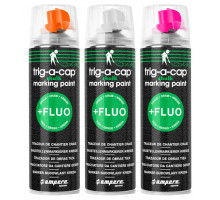 Traceur craie fluo ephemere Blanc 650 / 500 ml