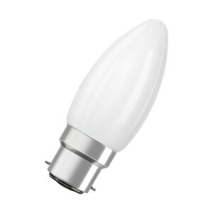 Ampoule led classique, flamme B22, 470lm , blanc chaud, dimmable, OSRAM