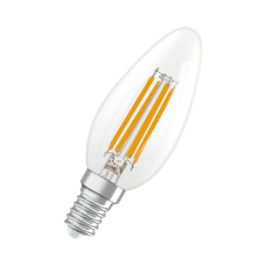 Ampoule led classique, flamme E14, 470lm , blanc chaud, dimmable, OSRAM