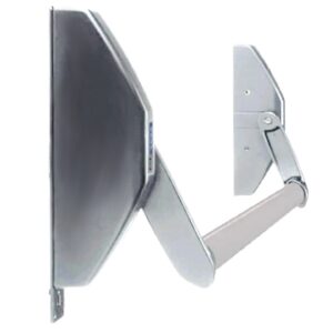 Antipanique à serrure mortaiser carré de 8 mm argent TESA 1970908PP