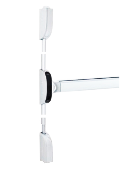 Antipanique Push bar 1900 2 points 850 mm blanc coupe feu VACHETTE 16572000