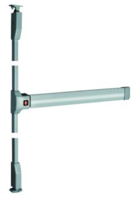 Antipanique push bar 90 mm 1150 PJ 2100 argent JPM PJ2100-08-0A