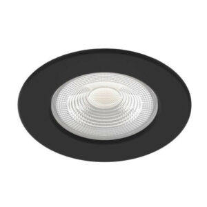 Spot encastrable led intégrées, ARIC, de 3000 à 4000 K, cylindre noir
