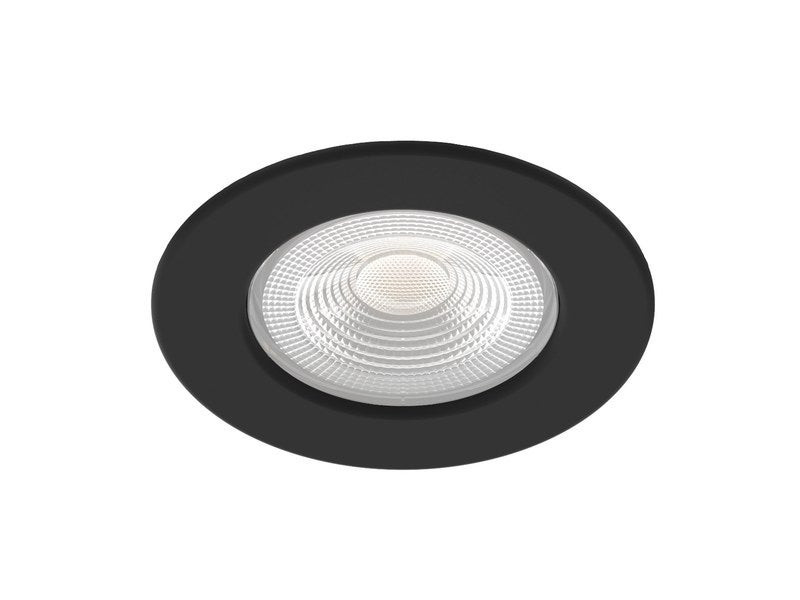 Spot encastrable led intégrées, ARIC, de 3000 à 4000 K, cylindre noir