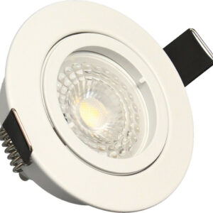 Lot 3 Spots blanc encastrables Orientables SAPHYR GU10 5W 380lm Blanc Chaud