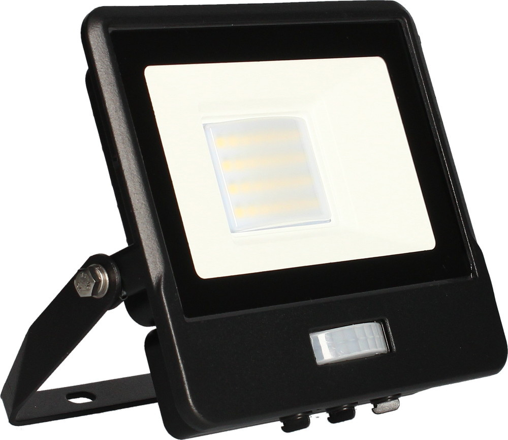 Projecteur mural ALTO - 20W, 4000K, 1620lm, Noir - Détecteur IR