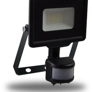 Projecteur Mural KREON 10W 850lm - Detecteur de Mouvement - Noir