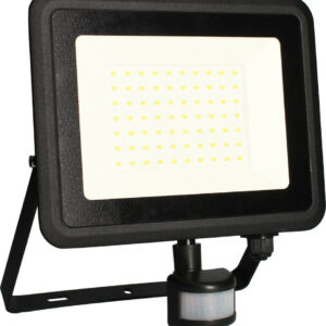 Projecteur mural KREON 2 - IP44, 50W, 4000K, 5000lm, Noir - Détecteur IR