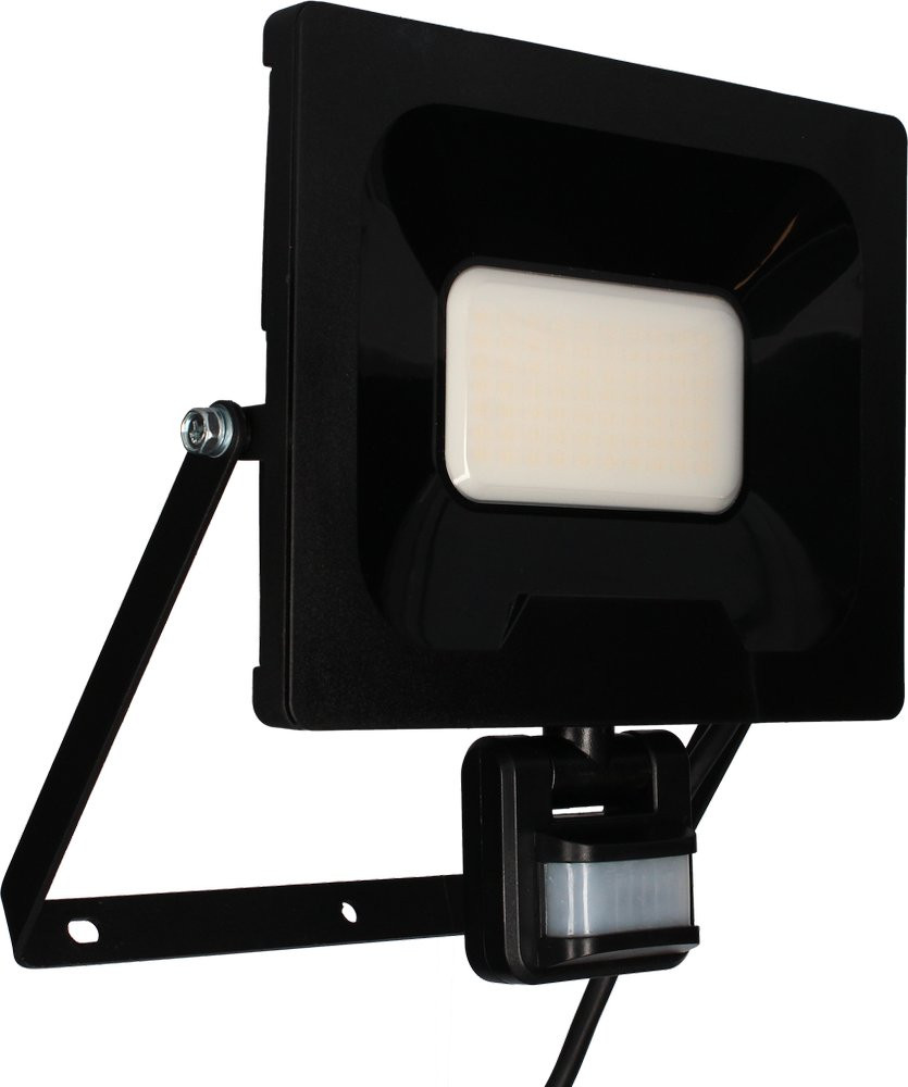 Projecteur Mural NINO 50W 4000lm - Detecteur de Mouvement - Noir
