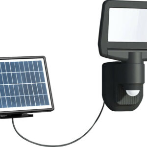 Projecteur Solaire FLOOD 15W 1000lm - Noir - Detecteur de Mouvement