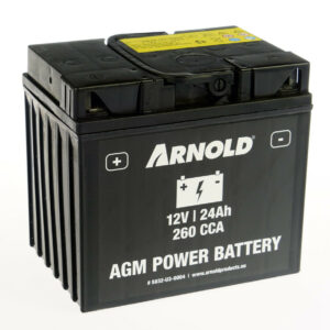 Batterie AZ104/AGM 12-24 pour tracteur tondeuse - +terminal gauche