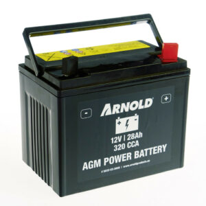 Batterie AZ108/AGM U1R-320 SLA pour tracteur tondeuse, + terminal droite