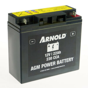 Batterie AZ109/AGM SLA/VRLA 12-22A pour tracteur tondeuse, + terminal droite