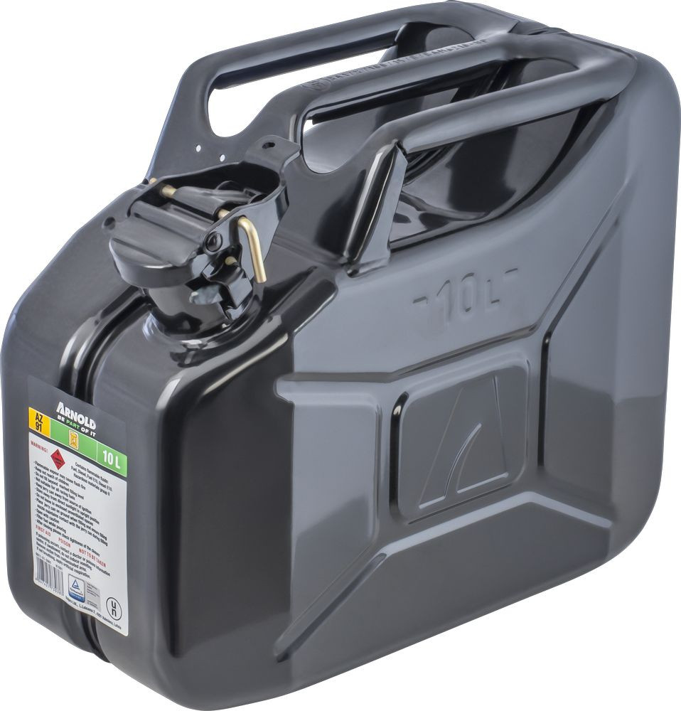 Bidon à carburant métallique, 10 l, noir