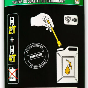 Boîte de 60 testeur d’essence 2-en-1