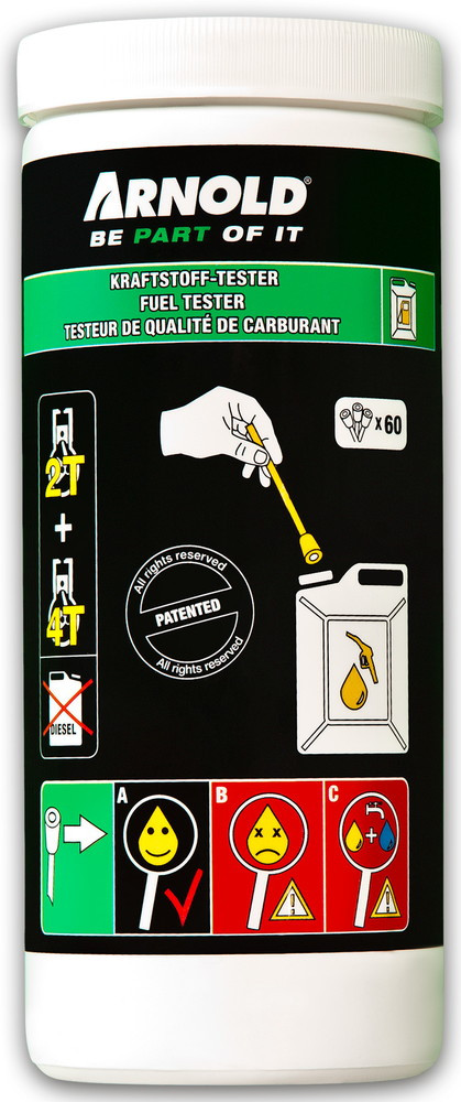 Boîte de 60 testeur d’essence 2-en-1