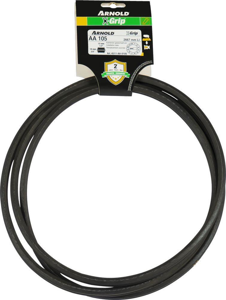 Courroie hexagonale X-Grip de type AA 105