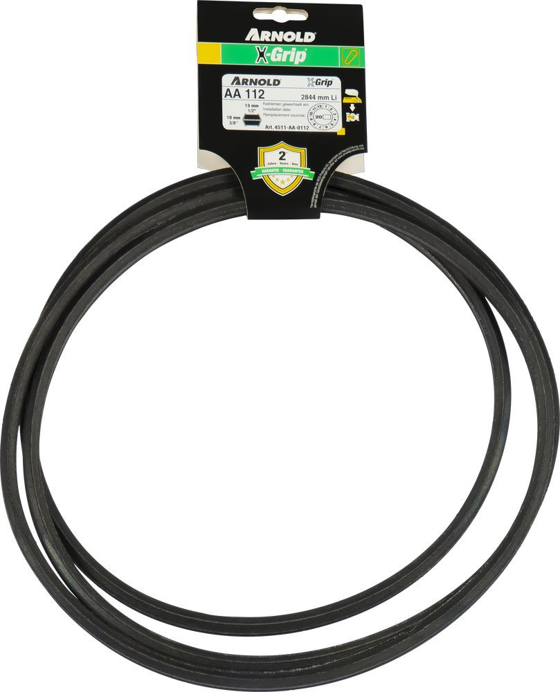 Courroie hexagonale X-Grip de type AA 112