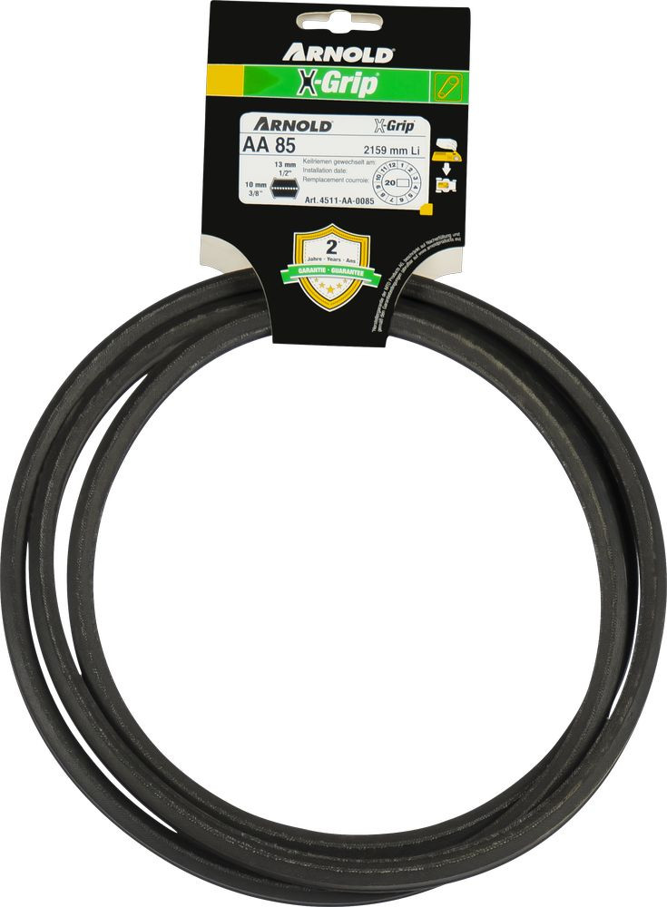 Courroie hexagonale X-Grip de type AA 85