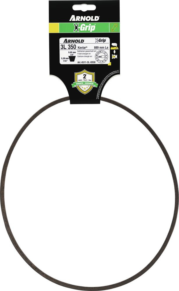 Courroie trapézoïdale X-Grip V de type 3L350