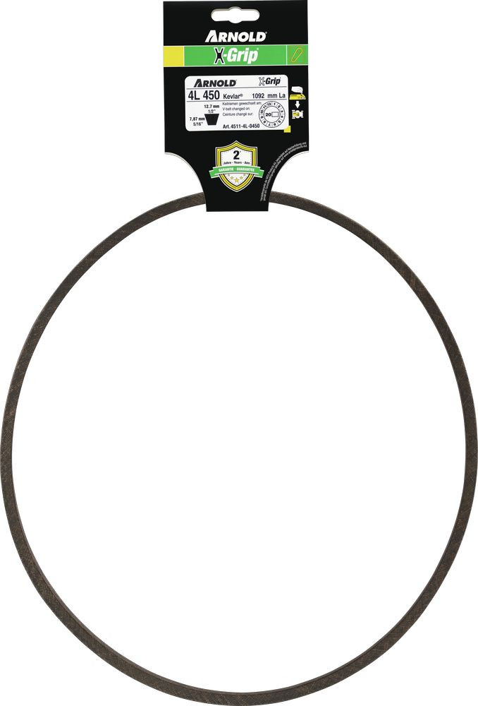 Courroie trapézoïdale X-Grip V de type 4L450