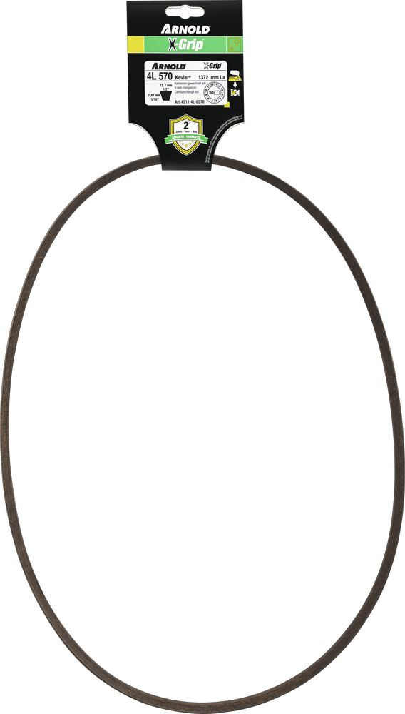 Courroie trapézoïdale X-Grip V de type 4L570