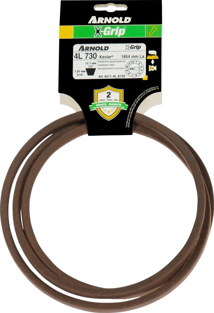 Courroie trapézoïdale X-Grip V de type 4L730
