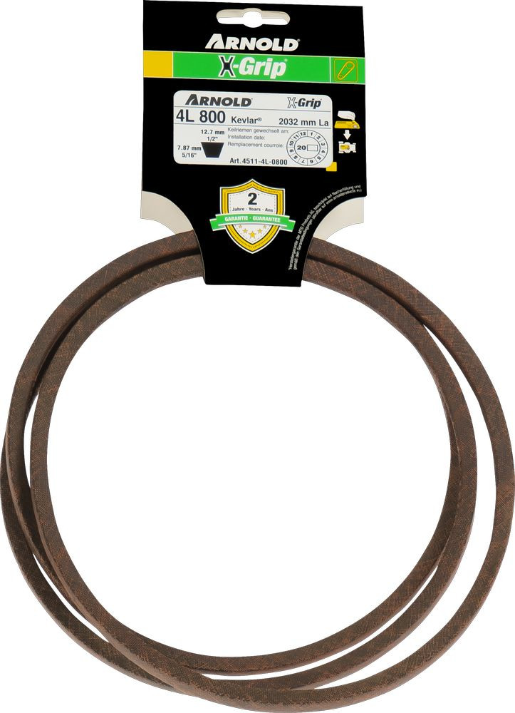 Courroie trapézoïdale X-Grip V de type 4L800
