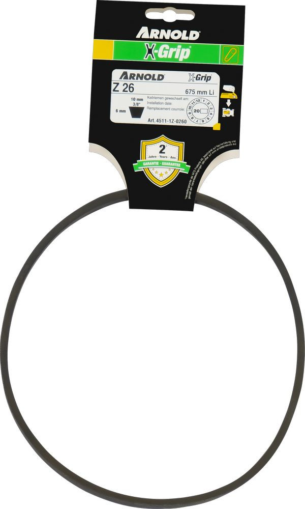 Courroie trapézoïdale X-Grip V de type Z 26