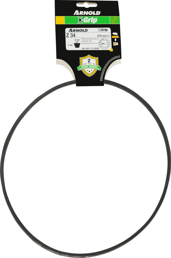 Courroie trapézoïdale X-Grip V de type Z 34
