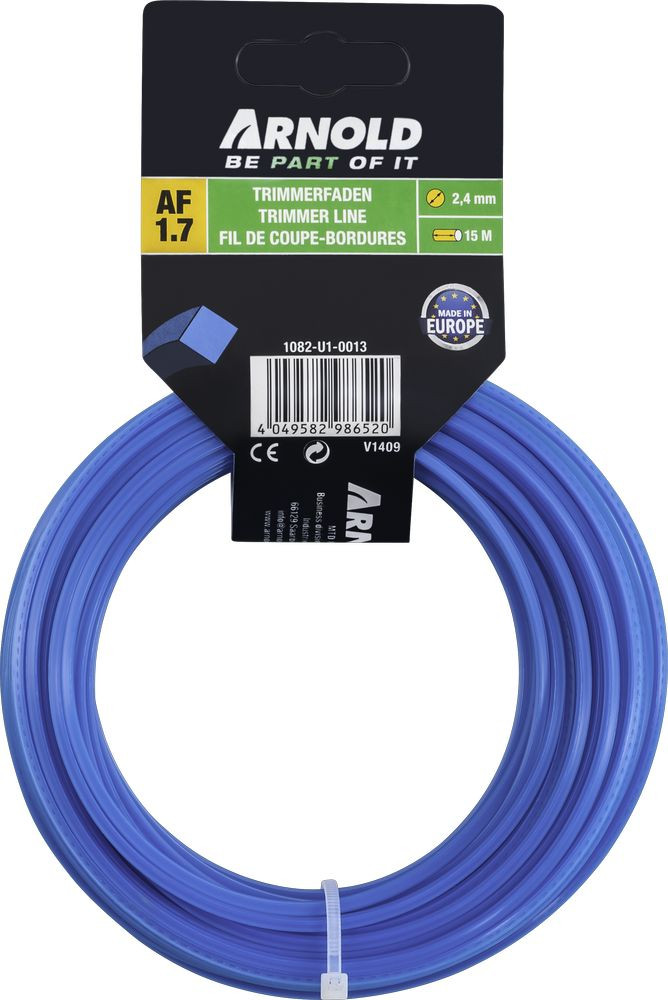 Fil de coupe-bordure carré en nylon 2,4 mm × 15 m