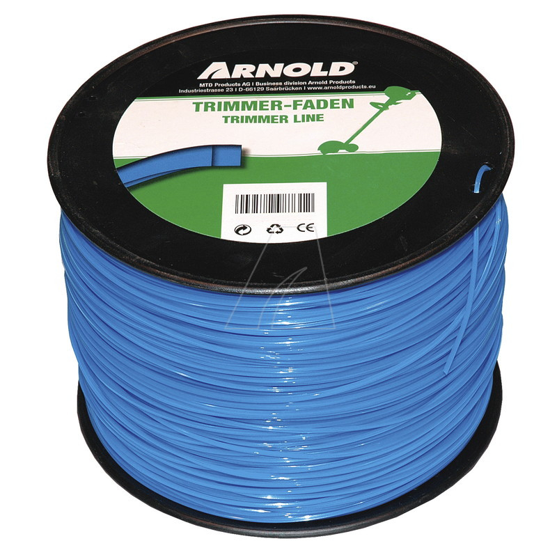 Fil de coupe-bordure carré en nylon 3,0 mm × 138 m