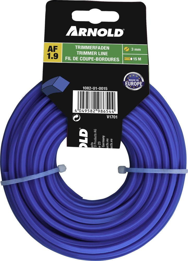Fil de coupe-bordure carré en nylon 3,0 mm × 15 m