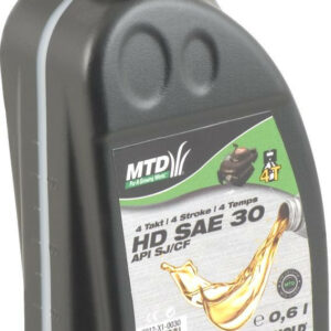 Huile moteur monograde SAE 30 HD pour les moteurs 4 temps des petites machines - 0,6 l