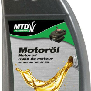 Huile moteur monograde SAE 30 HD pour les moteurs 4 temps des petites machines - 1,4 l