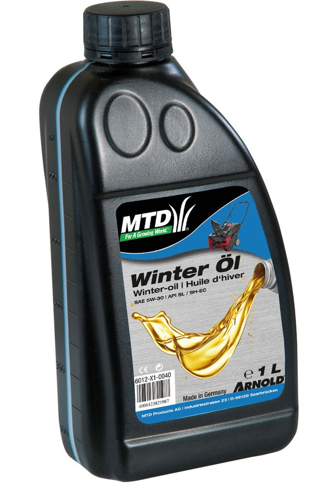 Huile moteur multigrade SAE 5W-30 pour les fraises à neige - 1 l