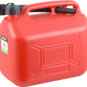 Jerrican de transport de carburant 10 l, rouge