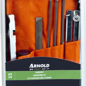 Kit d’affûtage en trousse enroulable pour lames de tronçonneuse