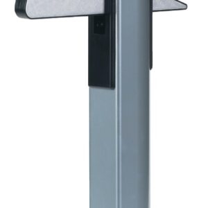 Arrêt de portillon à crochet en aluminium thermolaqué argent LOCINOX P00006705