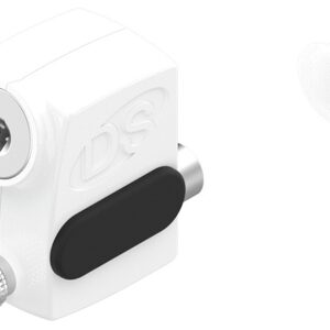 Arrêt de vantail S'HESTIA semi-automatique blanc RAL 9010 LA CROISEE DS DS2590-036