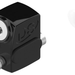 Arrêt de vantail S'HESTIA semi-automatique noir RAL 9005 LA CROISEE DS DS2590-013