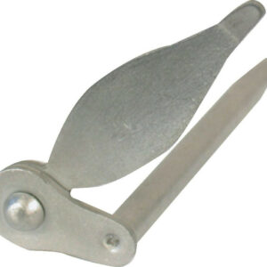 Arrêt Feuille À Visser Inox Brossé, H.70 X L.22 X P.110 Mm