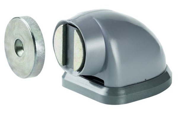 Arrêtoir de porte fixation au sol 10 kg D16 gris CF22 2 V gris ARELEC 564010