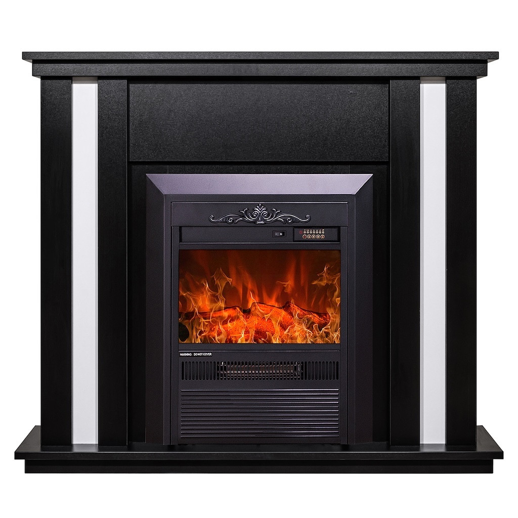 Cheminée électrique - Gustavo & Cristina - 2000 W - Flamme réglable - Timer