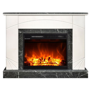Cheminée électrique - Madeira Lux & Lorance Color - 1500 W - 3 flammes - Télécommande
