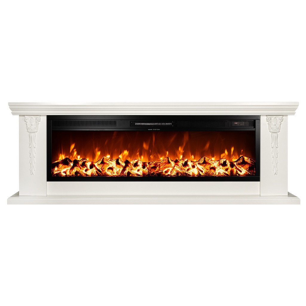 Cheminée électrique - Pandora & Tanzania - 1500W - 5 niveaux de flamme